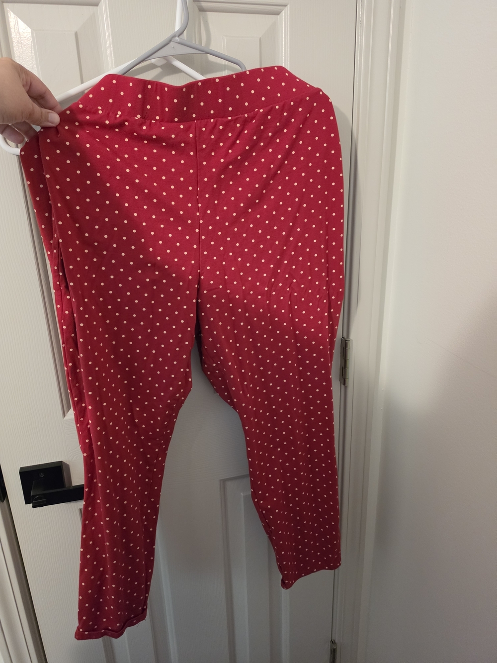 torrid Red Polka Dot Cropped Stretch Pants